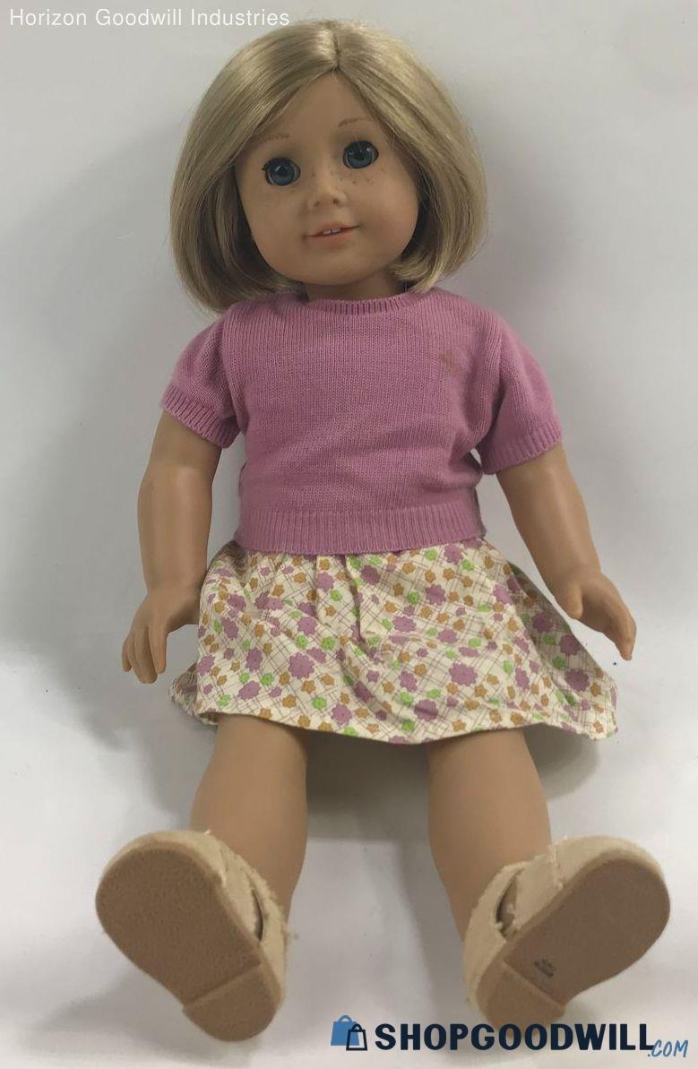 2008 American Girl Kit Kittredge Blue-Eyed Bobbed Blonde Poseable Playtime Doll - shopgoodwill.com